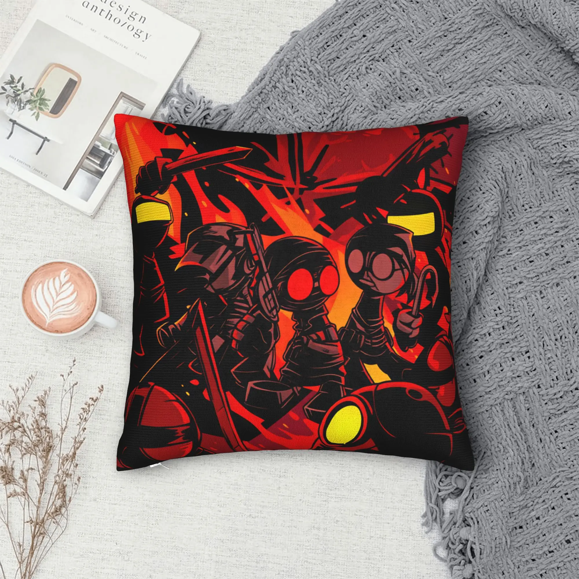 MADNESS COMBAT Pillow Cover  Novelty Pillow Case For Sofa Home Decoration Comfy Cushion Cover Gift