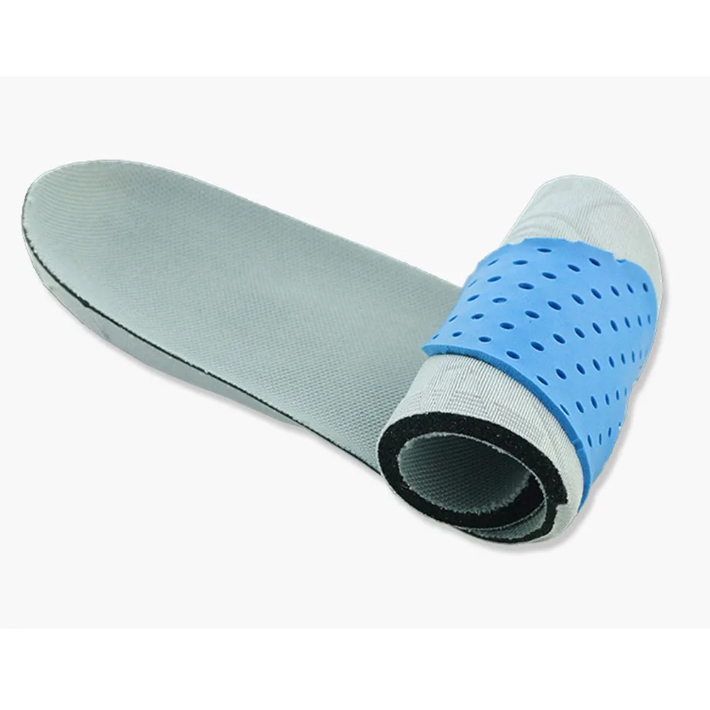 แผ่นรองพื้นรองเท้าอีวา สปอร์ต 1 คู่ แผ่นรองดูดซับแรงกระแทกแบบยืดหยุ่นสูง ขนาด 35-40 สีเทา ลดความเครียด ปรับปรุงการควบคุมการเคลื่อนไหว