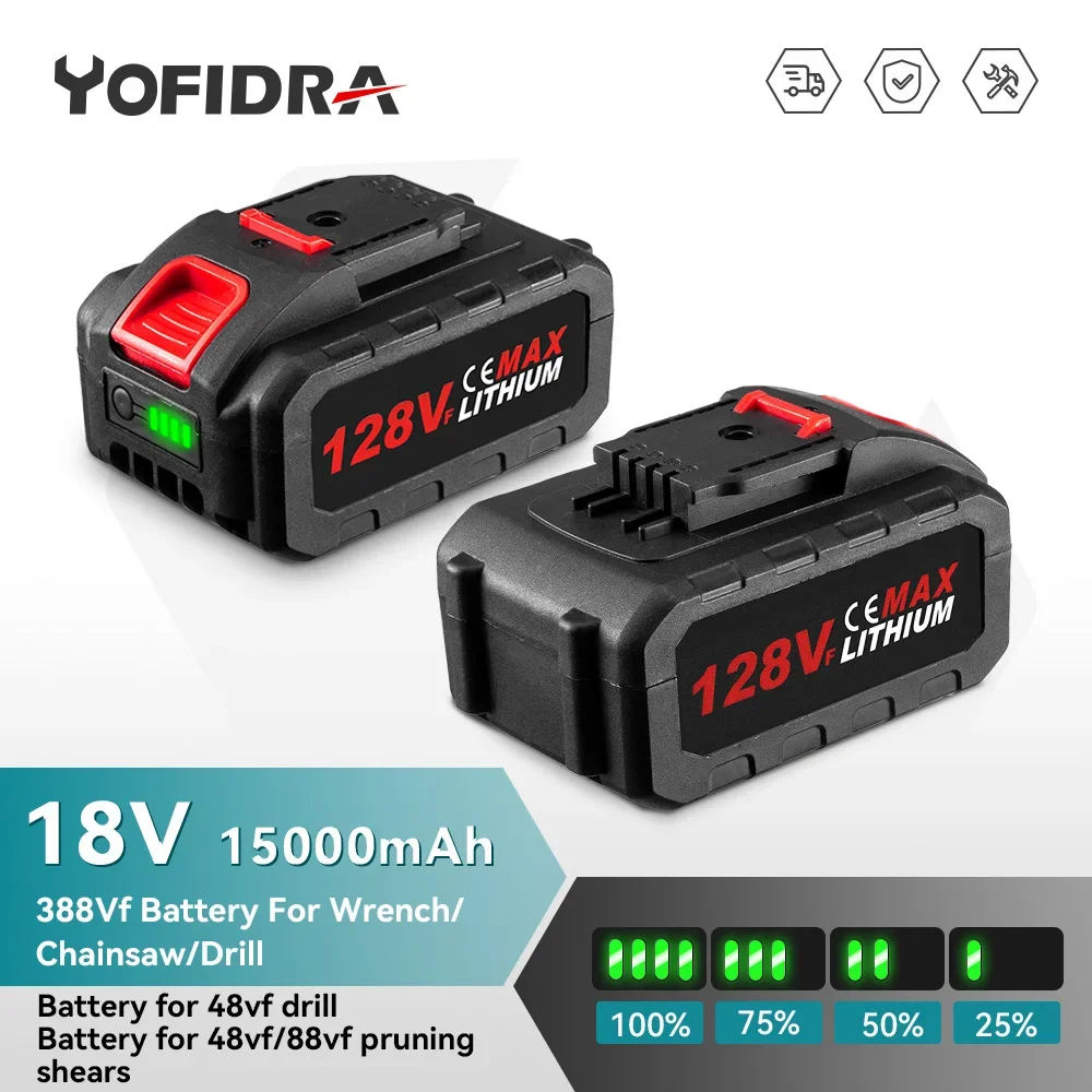 Akumulator 18V 15000mAh akumulator litowo-jonowy do Worx WA3551 WA3551.1 WA3553 WA3641 WG629E WG546E WU268 elektronarzędzia