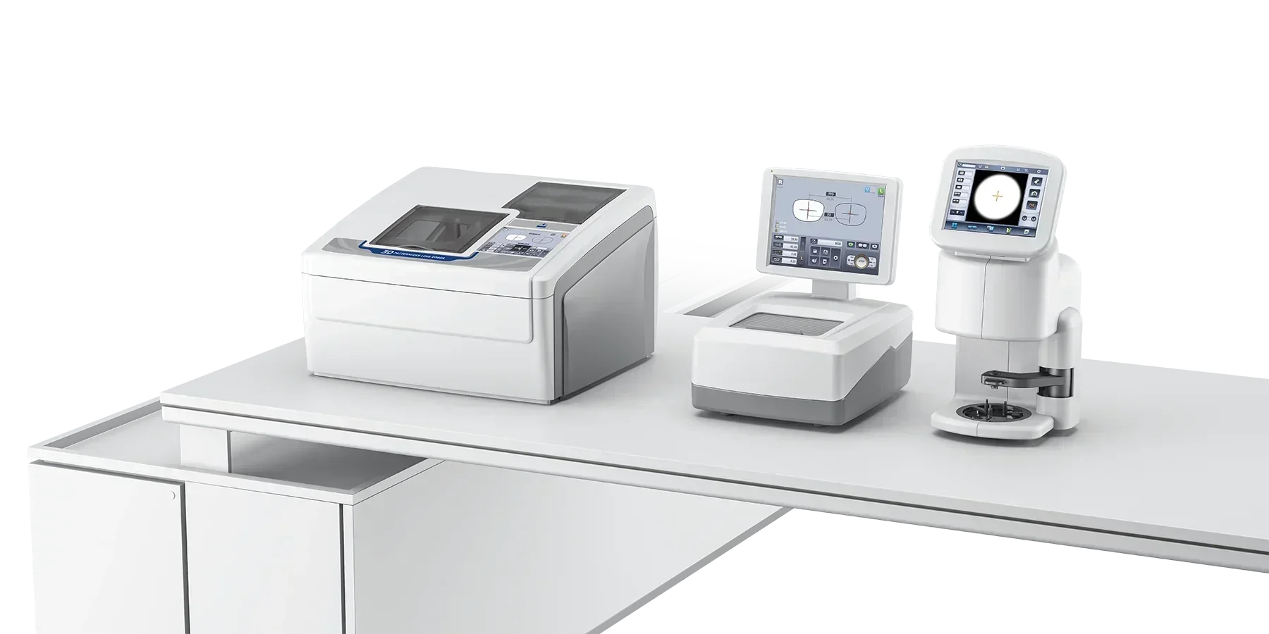 Laboratory Equipment 3D Lens Inspection System ALE-3200 Auto  Edger with Grooving Function