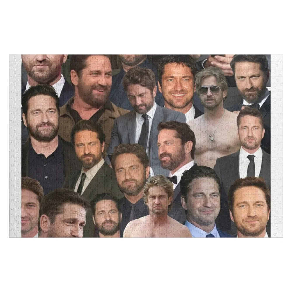 

gerard butler photo collage Jigsaw Puzzle Jigsaw For Kids Baby Wooden Photo Custom Wooden Decor Paintings Puzzle