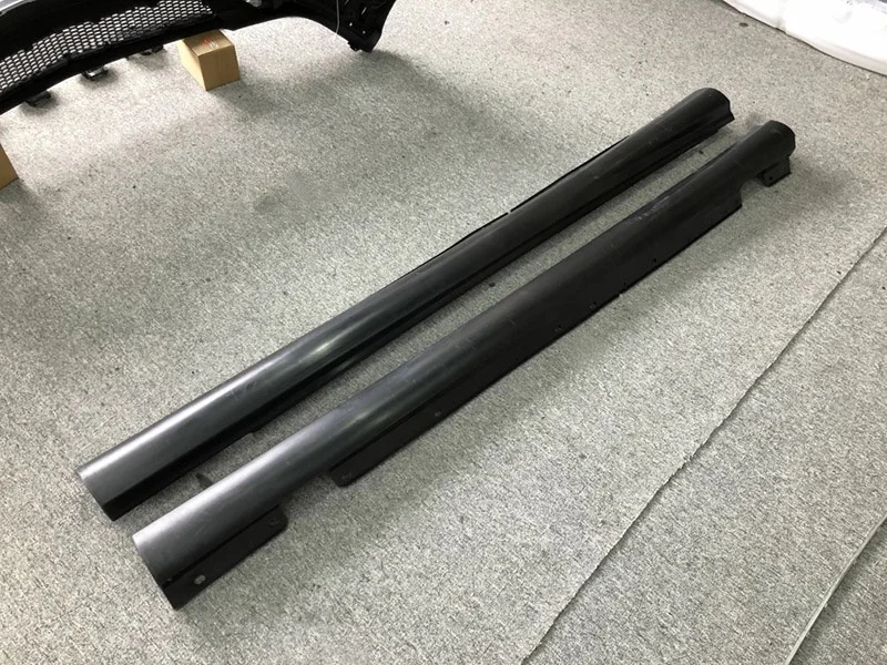 Wholesale Car Parts Body Kits for Benz E Class W211 Change to E63 Front Rear Car Bumper with Side Skirt Body Kits 4