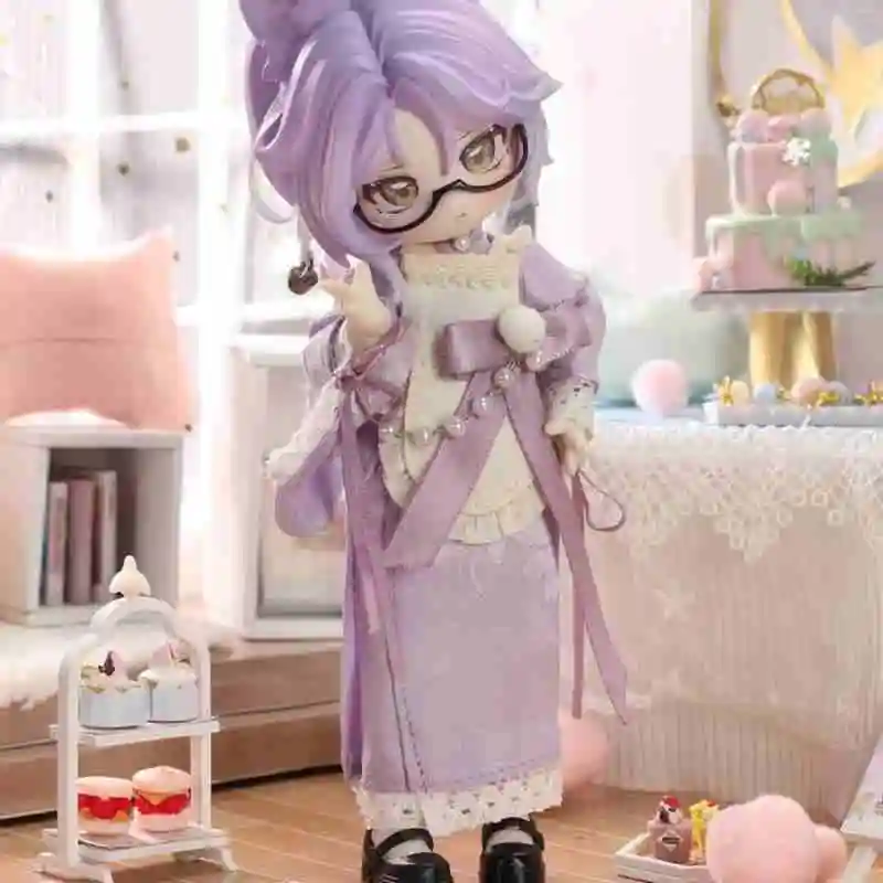 New Inedible Doll 1/12 Bjd Moon Time Bunny Series Blind Box Articular Mobility 12 Minutes Bjd Moving  Cute Doll Desktop Toy Gift