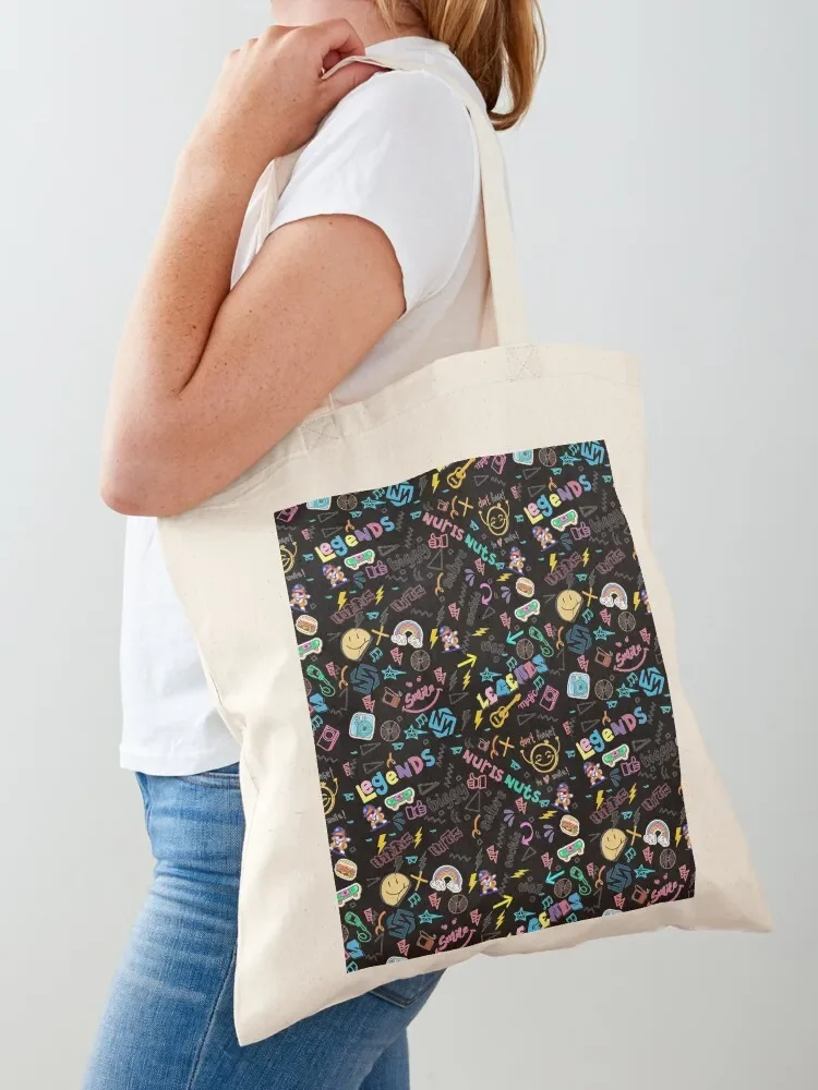 Norris Nuts Seamless Pattern, Norris Nuts Pattern Tote Bag handbag shopping cart bags shopping bag reusable shopping bags