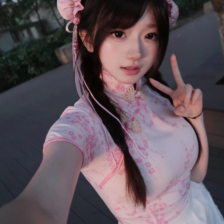 تنورة صينية جديدة من Sle Dr loween Cisas Cosplay orm تنورة خادمة ناعمة للفتيات ملابس يومية