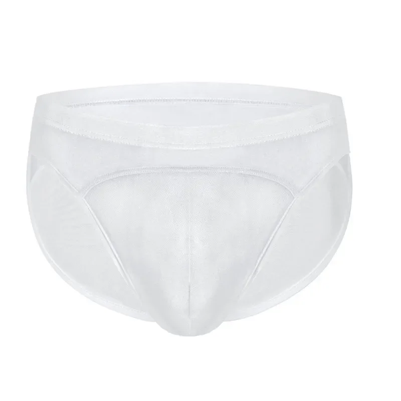 섹시한 속옷 메쉬 투명한 남자 팬티 원활한 통기성 팬티 남자 비키니 원활한 낮은 허리 부드러운 속옷 브리프