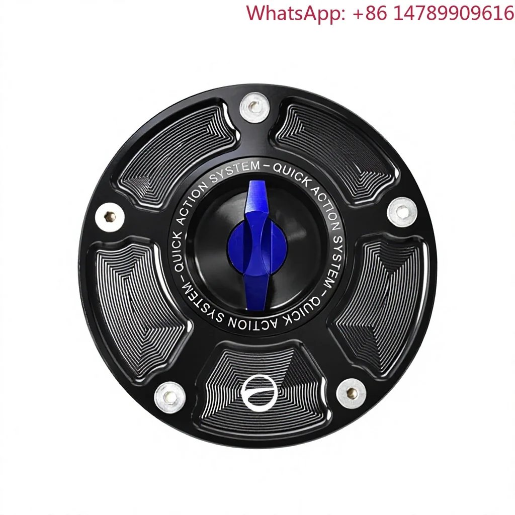 DTRAD Motorcycle Quick Fuel Filler Cap CNC Aluminum Keyless Tank Cover For GSX-R 650 750 2004-2026 GSX1300R HAYABUSAMotorcycle