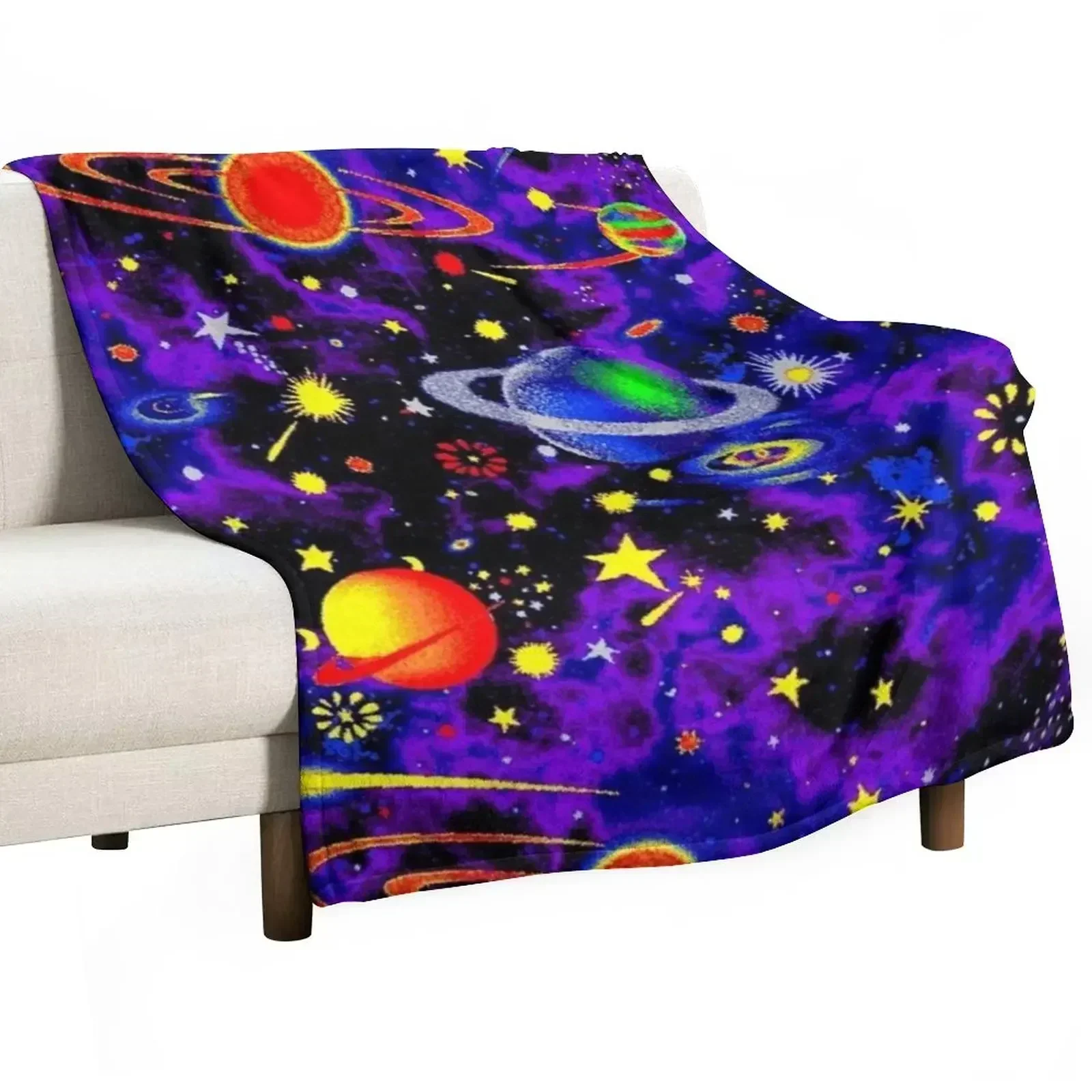 Glow in the Dark Throw Blanket Fashion Sofas wednesday Designers Luxury Designer for winter Camping Blankets