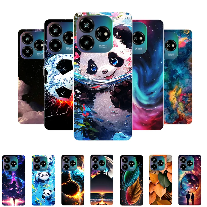 Funda para ZTE Blade V60 Design 4G  Lindo  Panda  Funda de silicona a prueba de golpes  Para ZTE Blade V60 Design  Bumper  V60Design 6.6» Carcasas