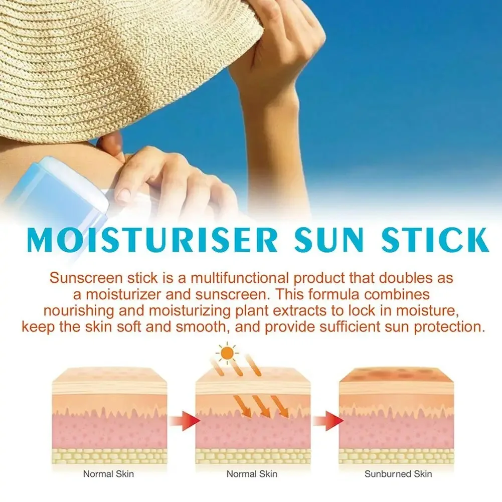 Crema solare Stick SPF 50+ Protezione UV Antiossidante Crema isolante solare leggera Corea per tutti i tipi di pelle Cosmetici