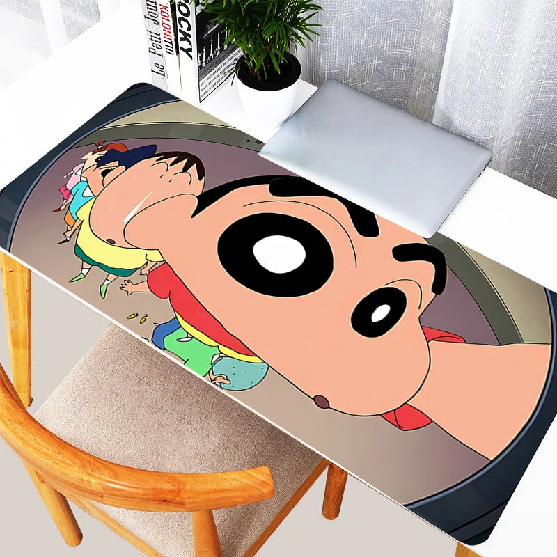 Kawaii ماوس الوسادة S-shin-chan لوحة ماوس للألعاب C-تلوين المطاط حصيرة مكتبية عدم الانزلاق الكمبيوتر المحمول ألعاب اكسسوارات لوحة المفاتيح السجاد #3