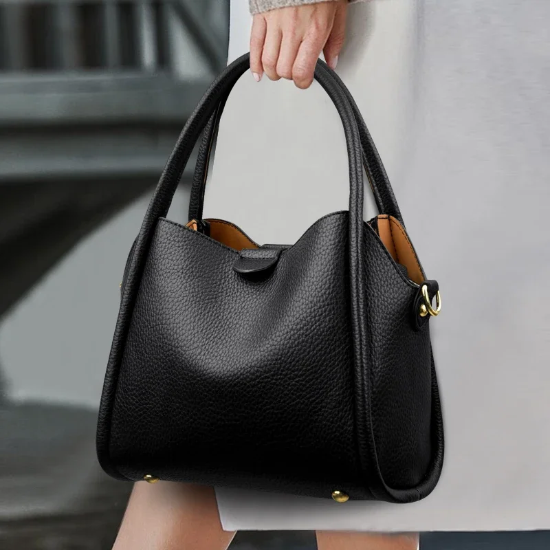 New Shoulder Bags Women Pu Leather All-Match Simple Multifunction Handbags Large Capacity Crossbody Bags For Women Teens Purse