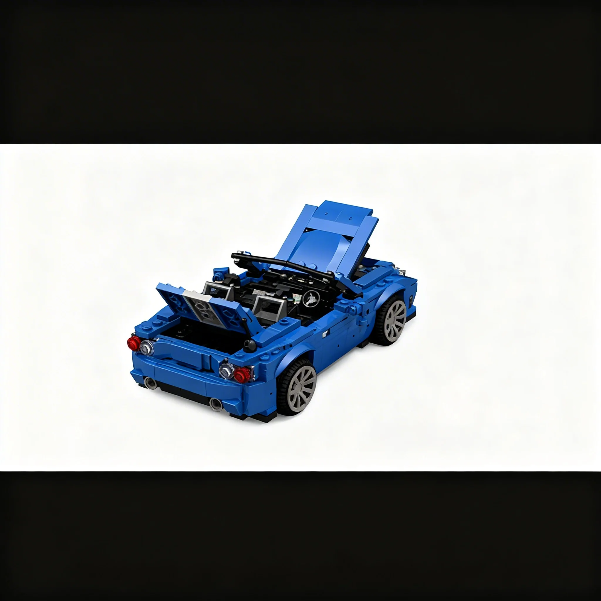 466pcs MOC Model Team Mazdaed MX5 NC Roadster - 1 21 Miniland - Intermediate Model Building Blocks Christmas Gift Toy Craft Art
