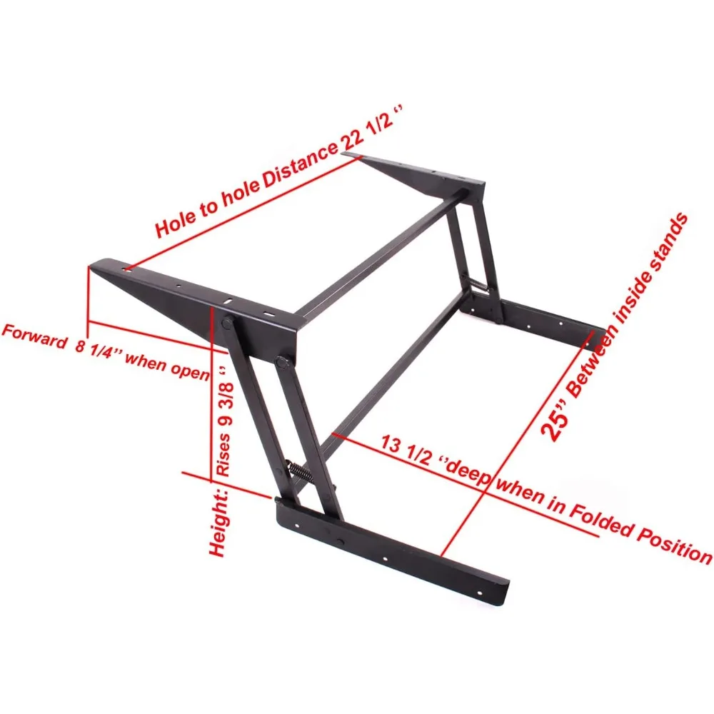 

Подъемный верхний большой журнальный столик, фурнитура «сделай сам», мебельный механизм, шарнирная пружина, черный