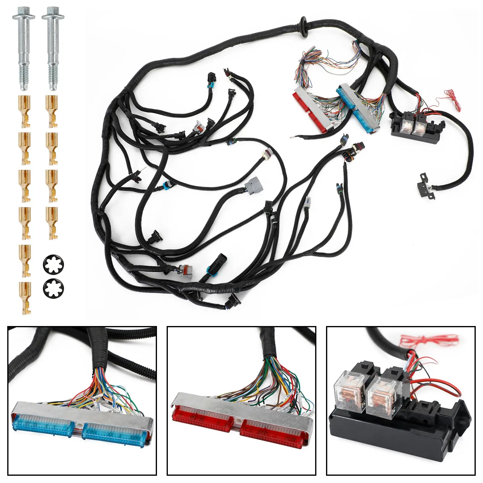 Artudatech Wiring Harness Stand Alone LS1-4L60E Fit LS SWAPS DBC 4.8 5.3 6.0 1997-2006