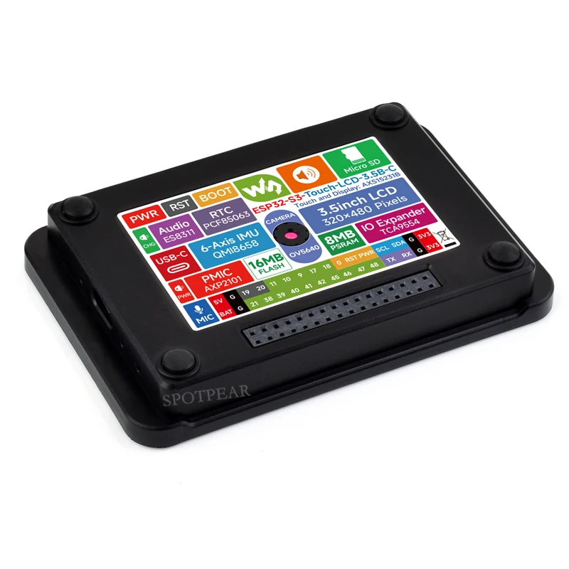 DeepSeek AI Voice Chat Robot BOX ESP32-S3 3.5 inch QSPI LCD Development Board N16R8 Touchscreen Display 6-Axis /Camera /SD - Image 3