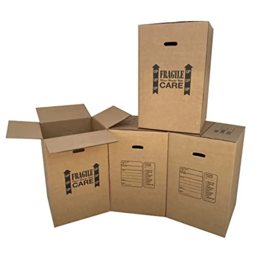 

Uboxes 4 Kitchen Moving Boxes Double Wall 18x18x28" boxes, BOXBUNDKIT04