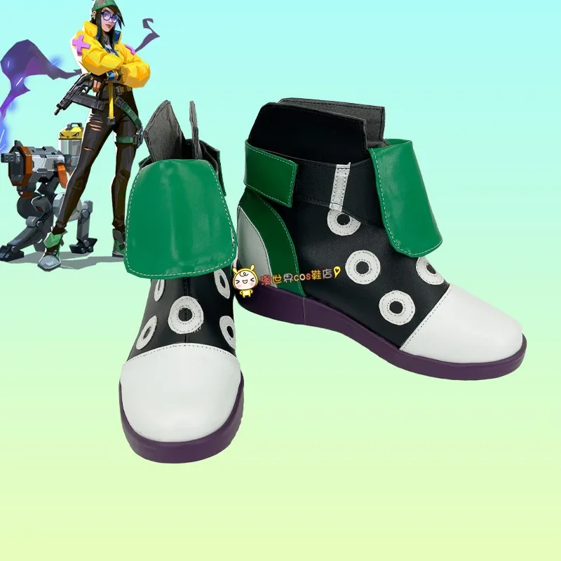 

VALORANT Killjoy Cosplay Shoes Game Boots Halloween Costumes Accessory Custom Made Boots