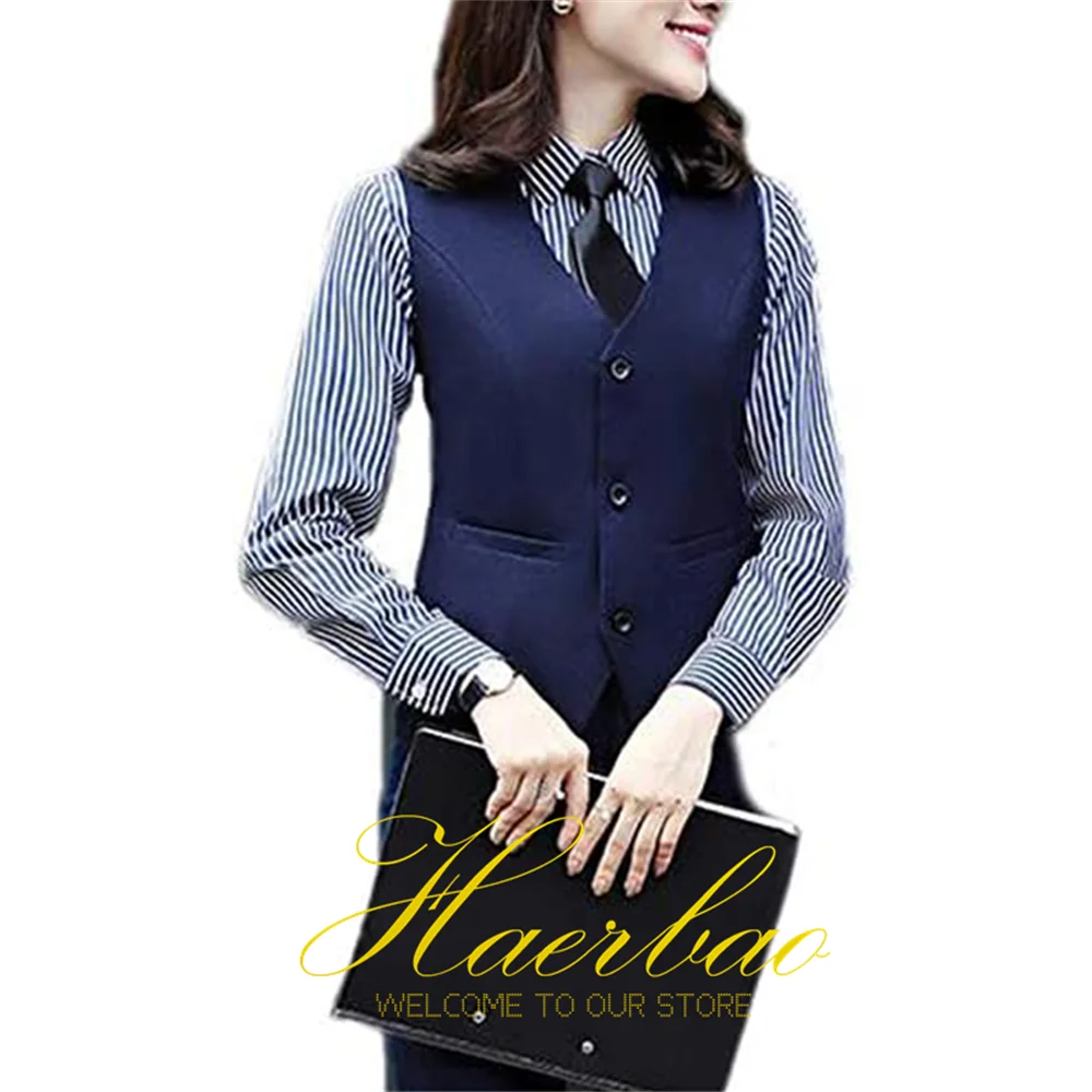 Women\'s Pants Set Business Office Workwear Formal Slim Fit Jacket Pants Vest 3 Piece Set Custom Size Women\'s Suits Blazer