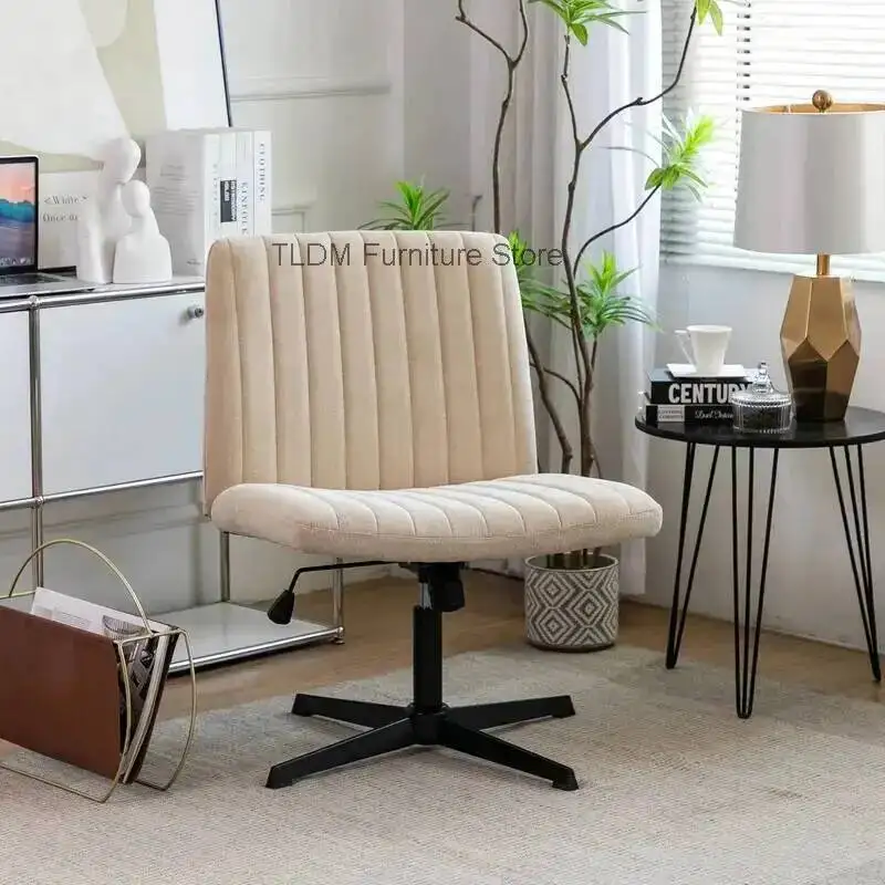 Legs Makeup Computer Chairs Chair Study Cross Study Chair Backrest Chair Enlarged Seat Soft Can Bedroom Chairs Rotation Lift