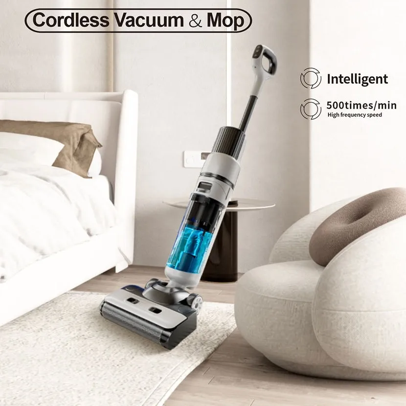 Cross-border Intelligent Sterilization Washing Machine Household Suction And Drag Suction Integrated Wireless Vacuum Cleaner Sel
