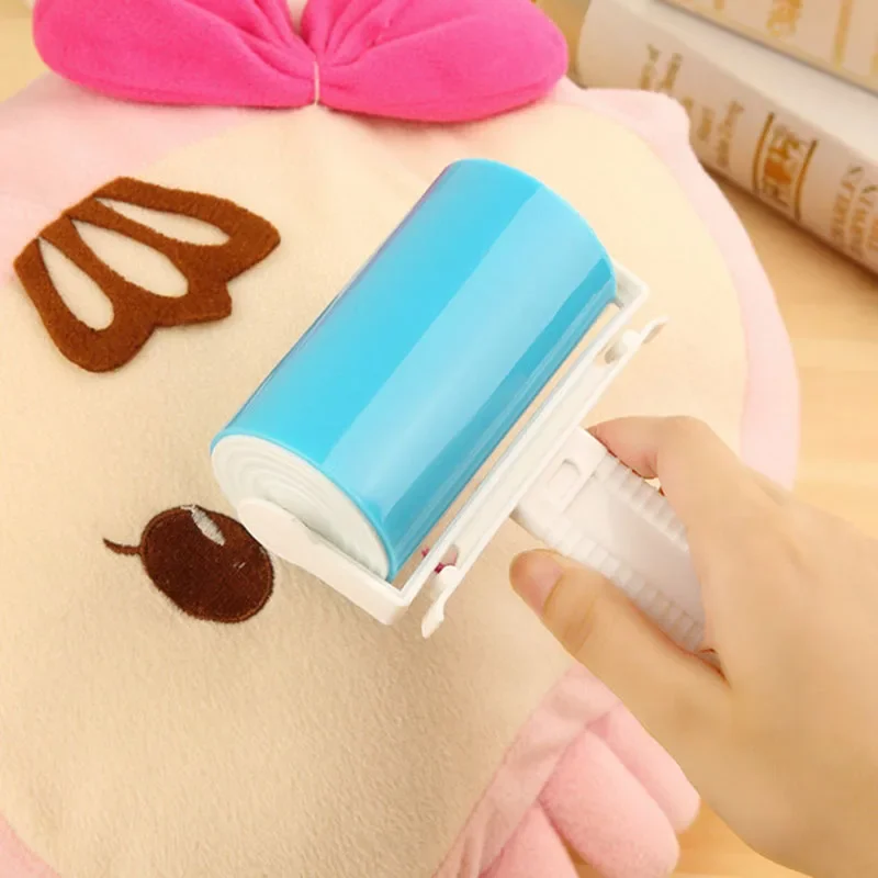 Pet Hair Remover Washable Dust Wiper Roller Sticking Lint Roller for Clothes Cleaning Dust Cleaner Wiper Tools