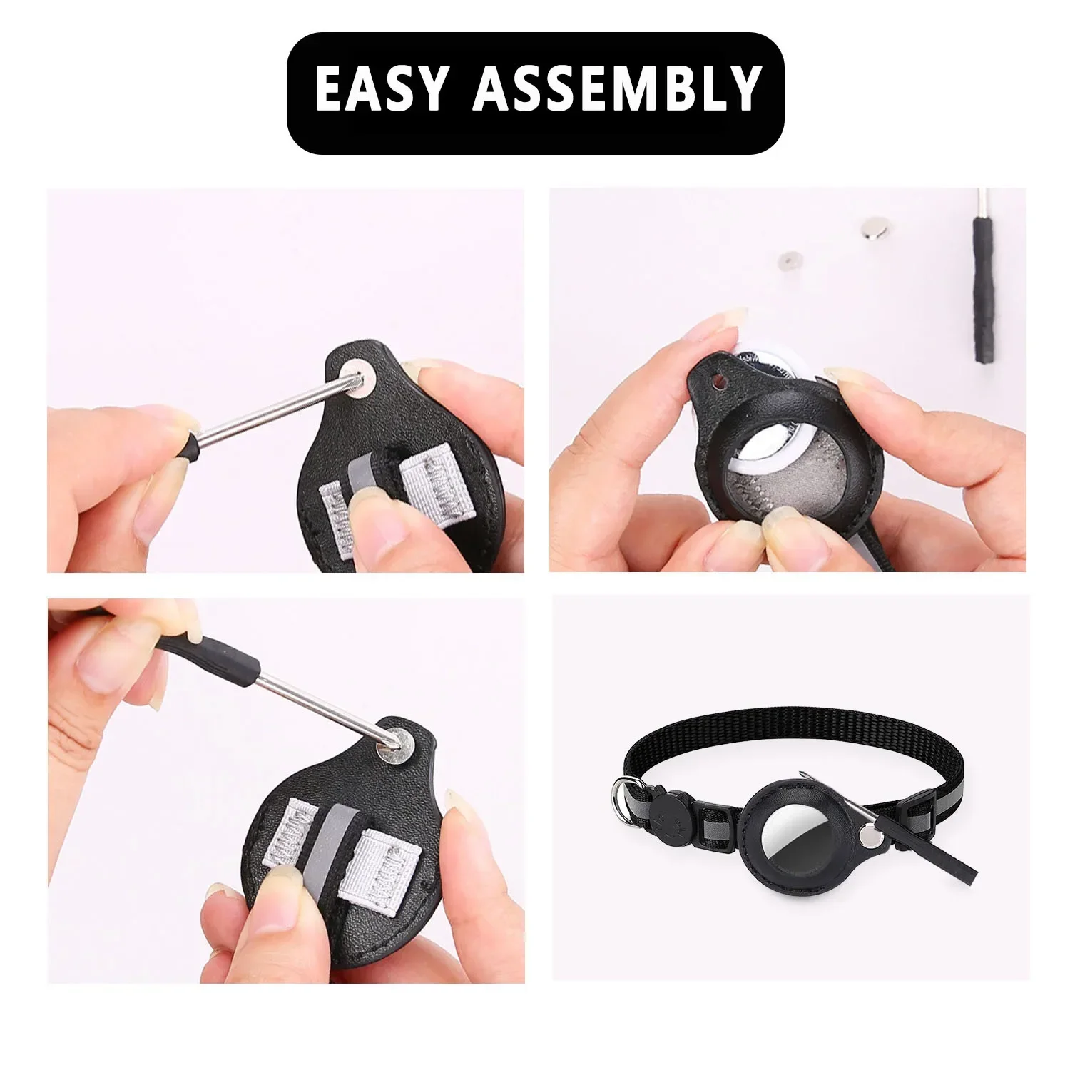 Collar Reflectante para gatitos con AirTag - Ajustable e Impermeable - imagen 5