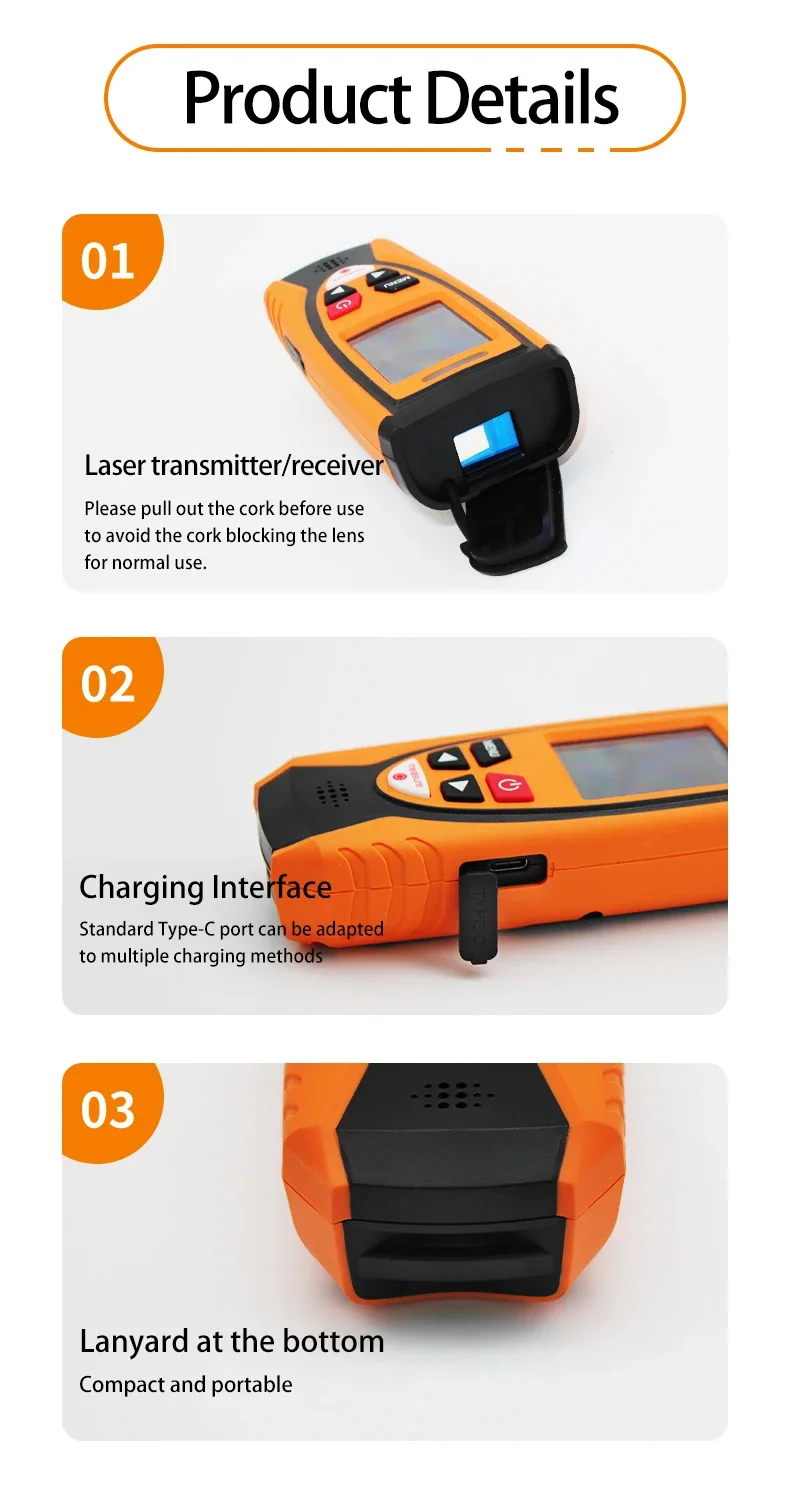 Aikesi Methane Telemeter  for CH4 Gas Mass Detection Portable Laser Methane Gas Detector Remote Optical CH4 Gas Detector