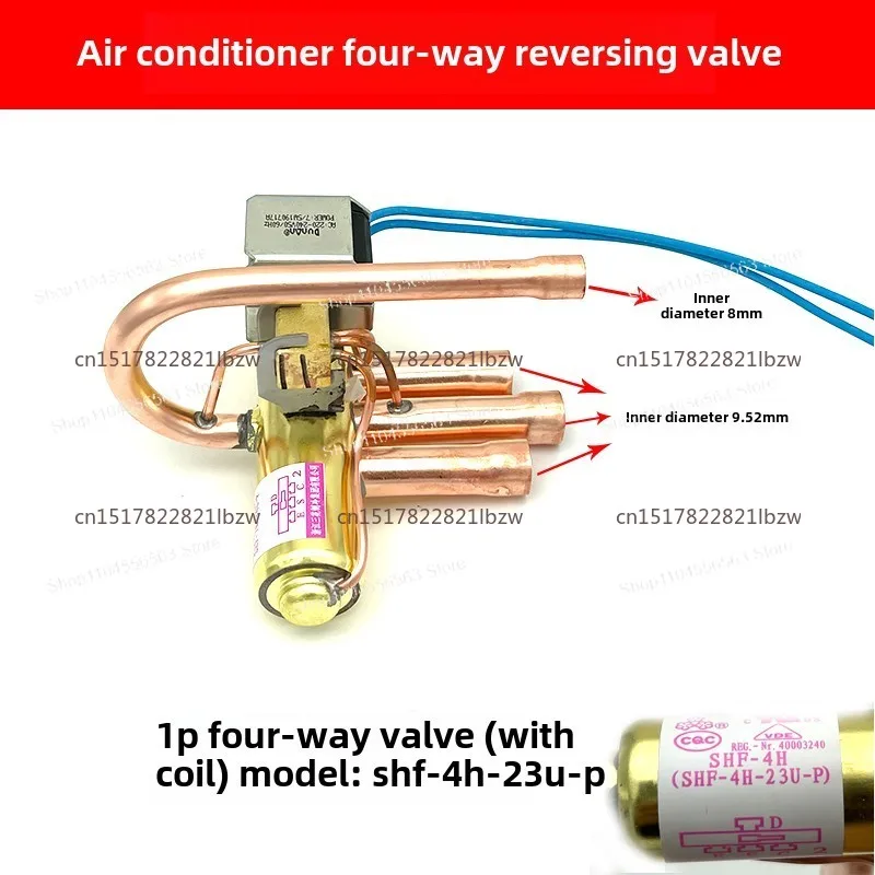Four-way Inversion Valve 1-12p Air Conditioner Energy Air Four-way Valve Accessories, Coils