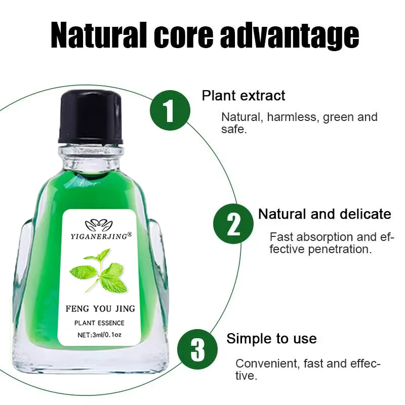 10/20/30pcs Yiganerjing Wind Oil Essence Cooling Refreshing Oil Refreshing Anti-Mosquito All Purpose Balm Aromatherapy Oil 3ml