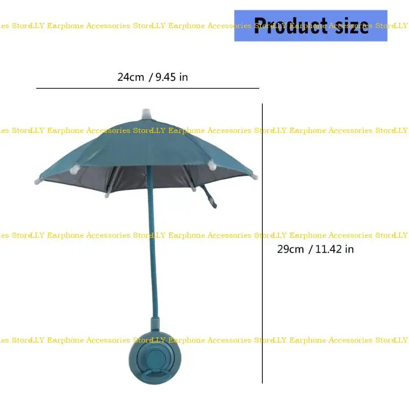 462E 360 دوران مظلة الهاتف المغناطيسي المضاد للظل #6