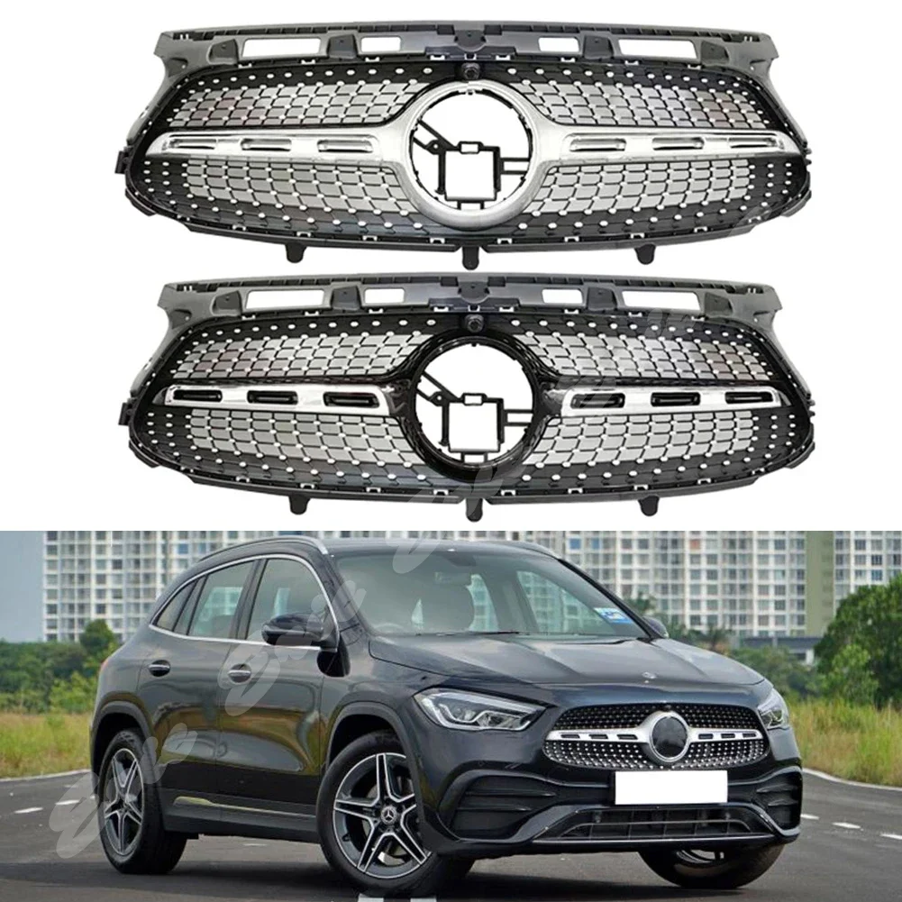 Front Racing Billet Bumper Grille Upper Facelift Grill For Mercedes-Benz H247 GLA SUV 2020-2022 Deluxe AMG Original style