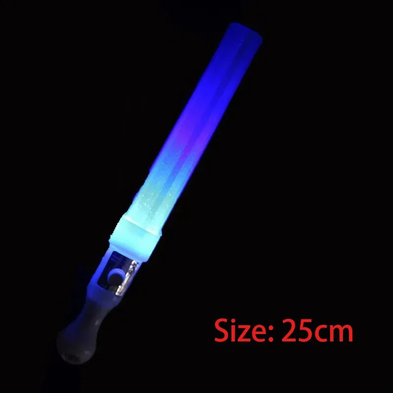 1pc Bastão de Luz Brilhante para Crianças, Varinha Luminosa Azul, Bastão Fluorescente para Festas, Natal e Halloween