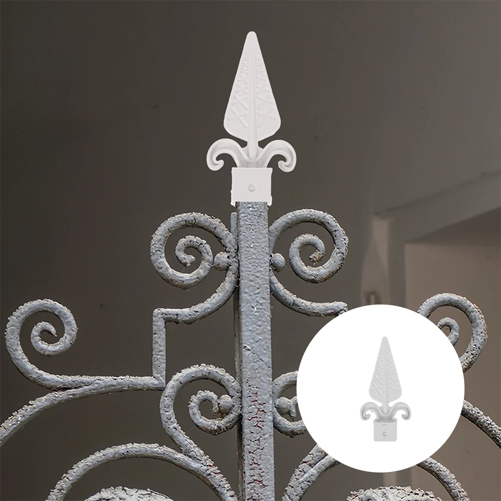

20pcs Plastic Fence Topper Finial Pointed Shape For Garden Yard Security Outdoor Fence Decoration Border Finial Post Cap