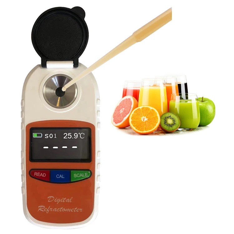 Digital Brix Refractometer Sugar Meter Suitable For Glucose Lactose