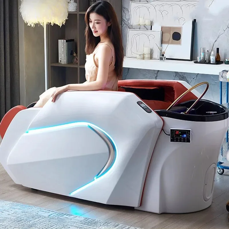 

Japanese Head Spa Shampoo Bed Massage Chair Massage Salon Beauty Salon Professional Hair Therapy Washbasin Wash Spa Furniture