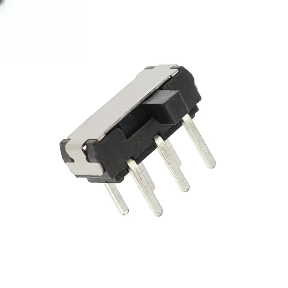 

Миниатюрный ползунковый переключатель DPDT 2P2T, 6-контактный DIP MSK22D18, черный, для умного дома и электротехнических аксессуаров
