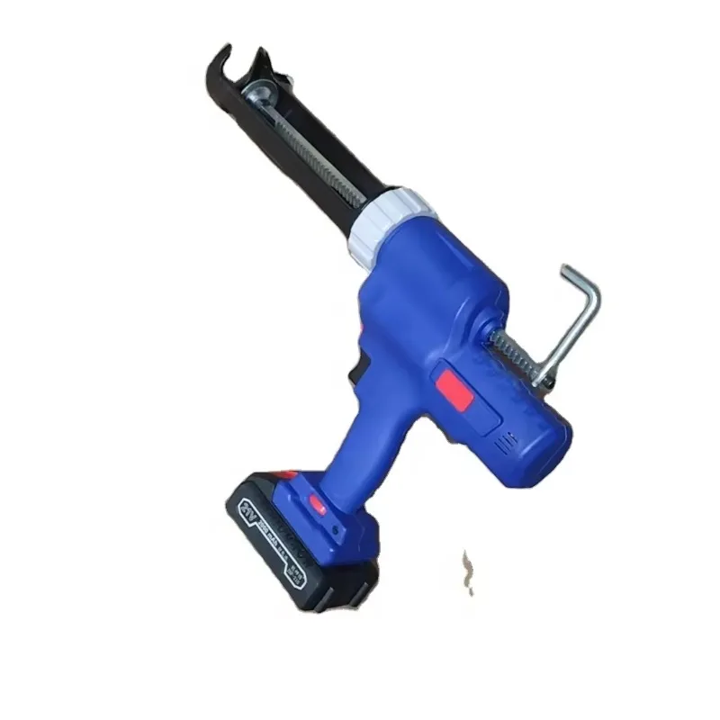 High Quality Professional Cordless Power Caulking Gun Industrial Grade Electric Silicone Gun for Construction Battery Source