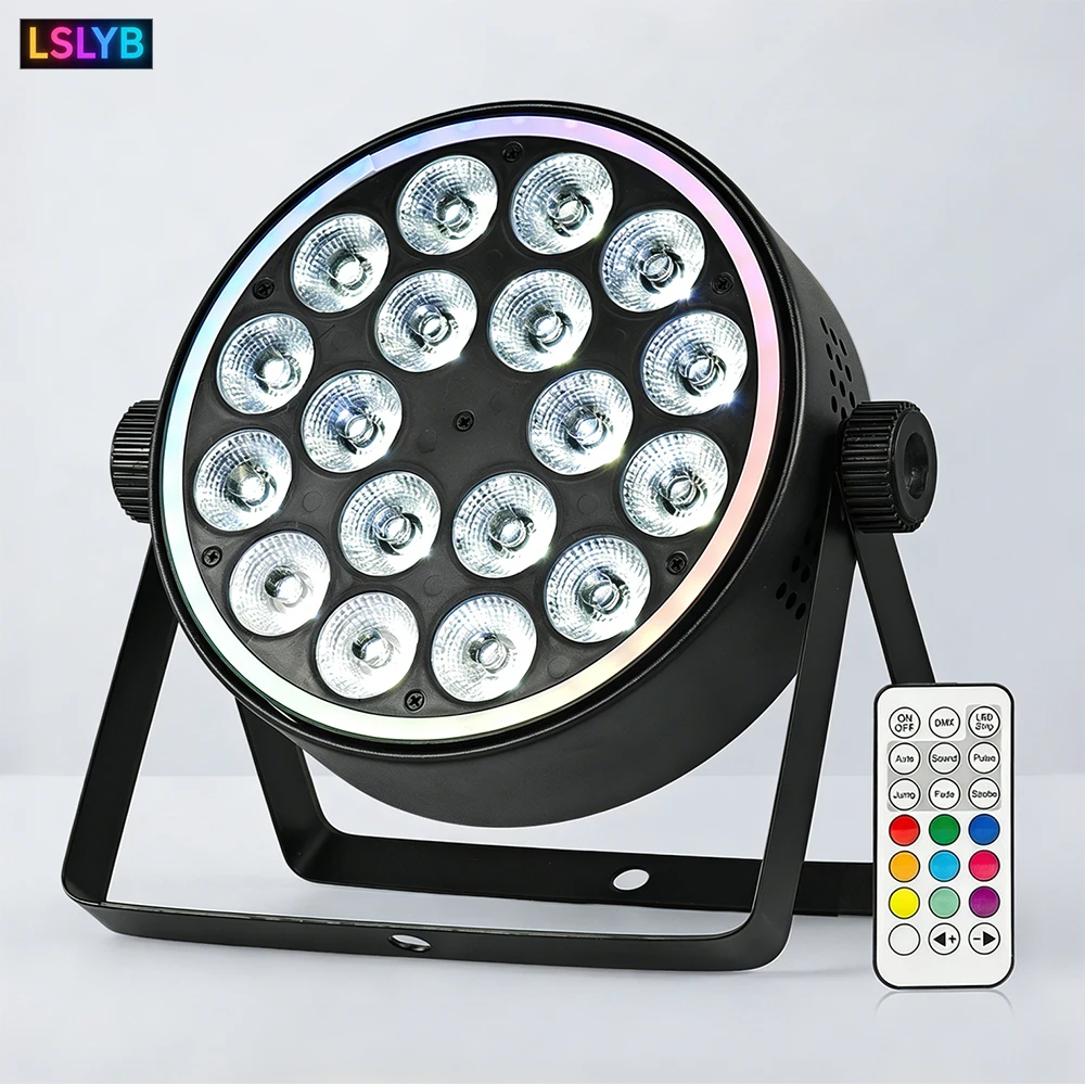 

Светодиодный прожектор Metal Shell 180w LED Par Light RGBW+RGB с лентой 5IN1, плоский, подходит для дискотек, сценических шоу, свадеб, баров, вечеринок