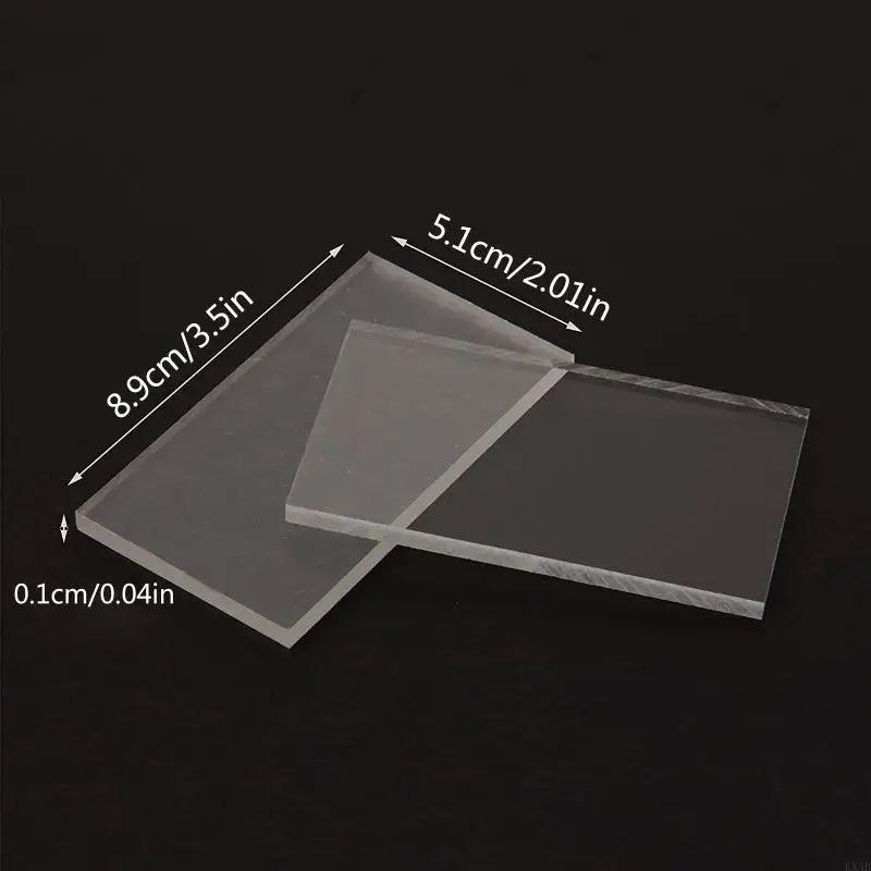KX4B 50PCS Acrylic Place Cards Wedding Barning Rectangle Table Cardsing Cards Decoration DIY Table Table Tag