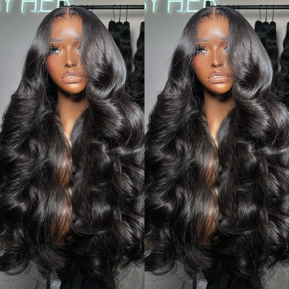 HD transparente 13x6 Body Wave Lace Front Echthaar Perücken brasilia nische 30 Zoll tragen zu leimlosen Perücke 13x4 Spitze Frontal Perücken für Frauen