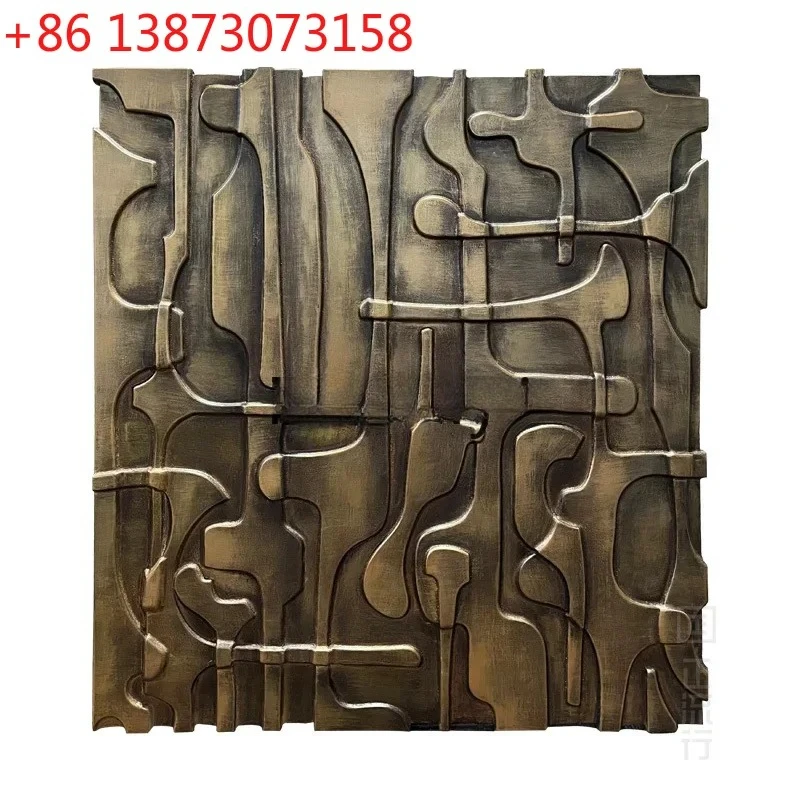 Modern Light Luxury Living Room Decorative Painting Sofa Background Wall Hanging Painting Minimalist Overlay Painting