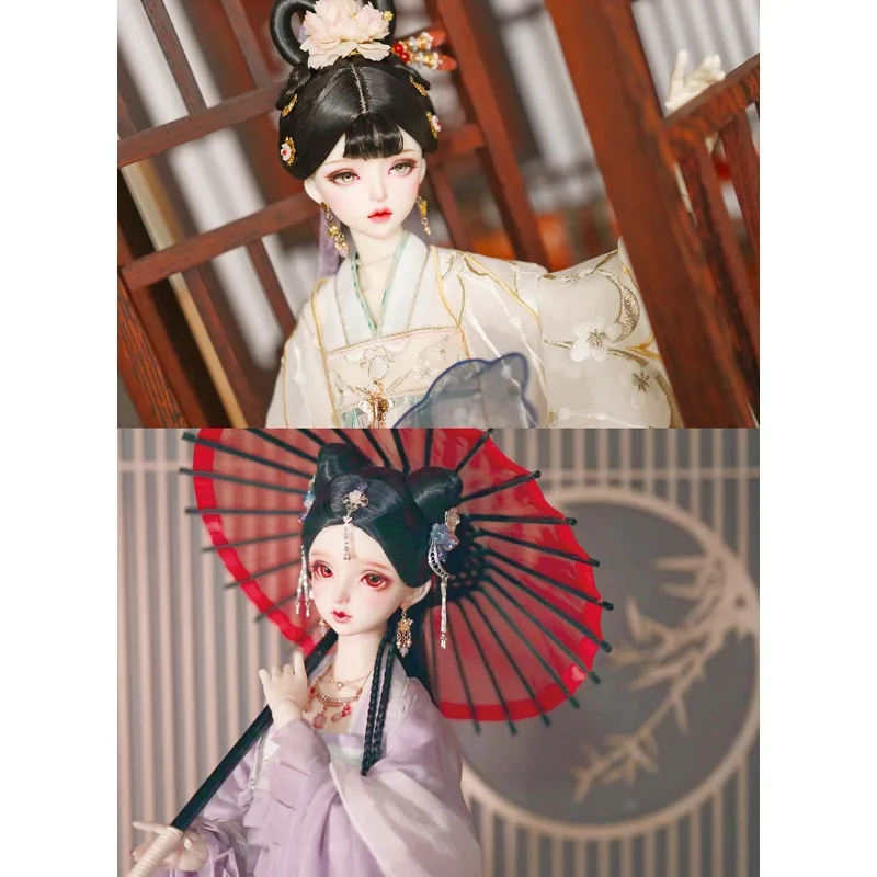 BJD Hair Styling Tutorial Book Chinese Ancient Style Updo and Modern Braiding Handmade Hair Book Dunhuang Style