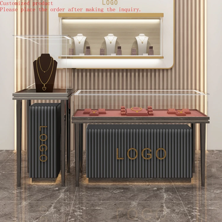 

Custom.Fashion Jewellery Display Cabinet Jewelry showcase Glass Store Cabinet Jewellery Display