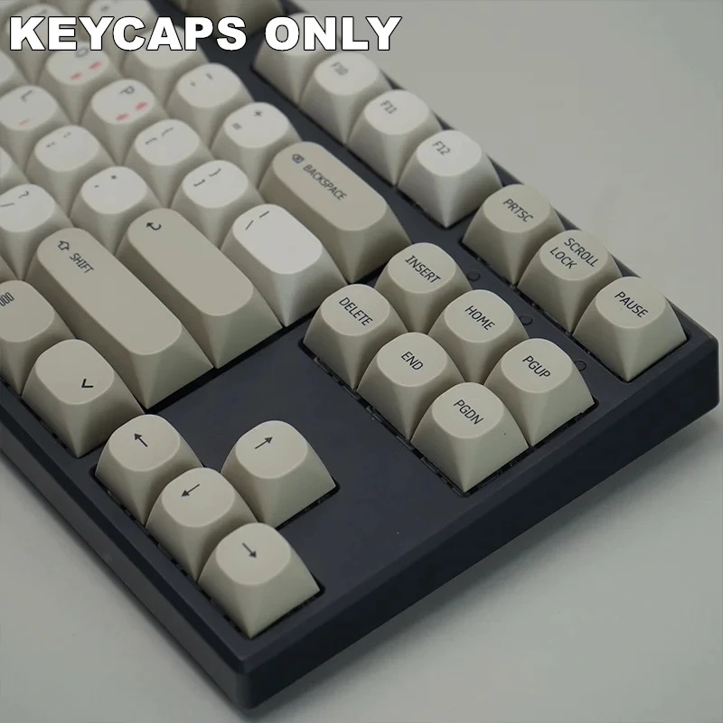 131 Keys Retro OG PBT MA Korean Keycaps Dye-Sublimated Keycap Set for Mx Cherry Gateron Switch Mechanical Keyboard Kit