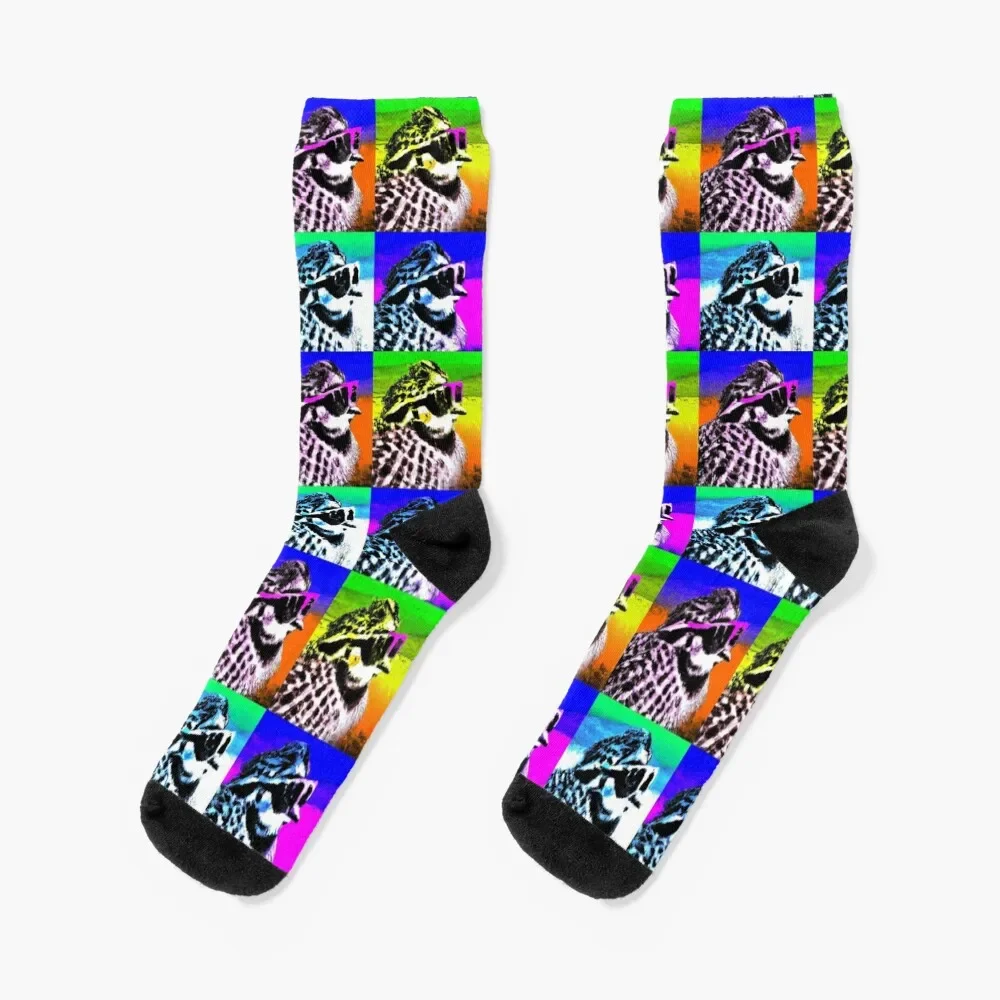 

Good ol' Bobwhite Critter Tribute ... Andy Warhol Pop Art Style Socks winter thermal set luxe Boy Socks Women's