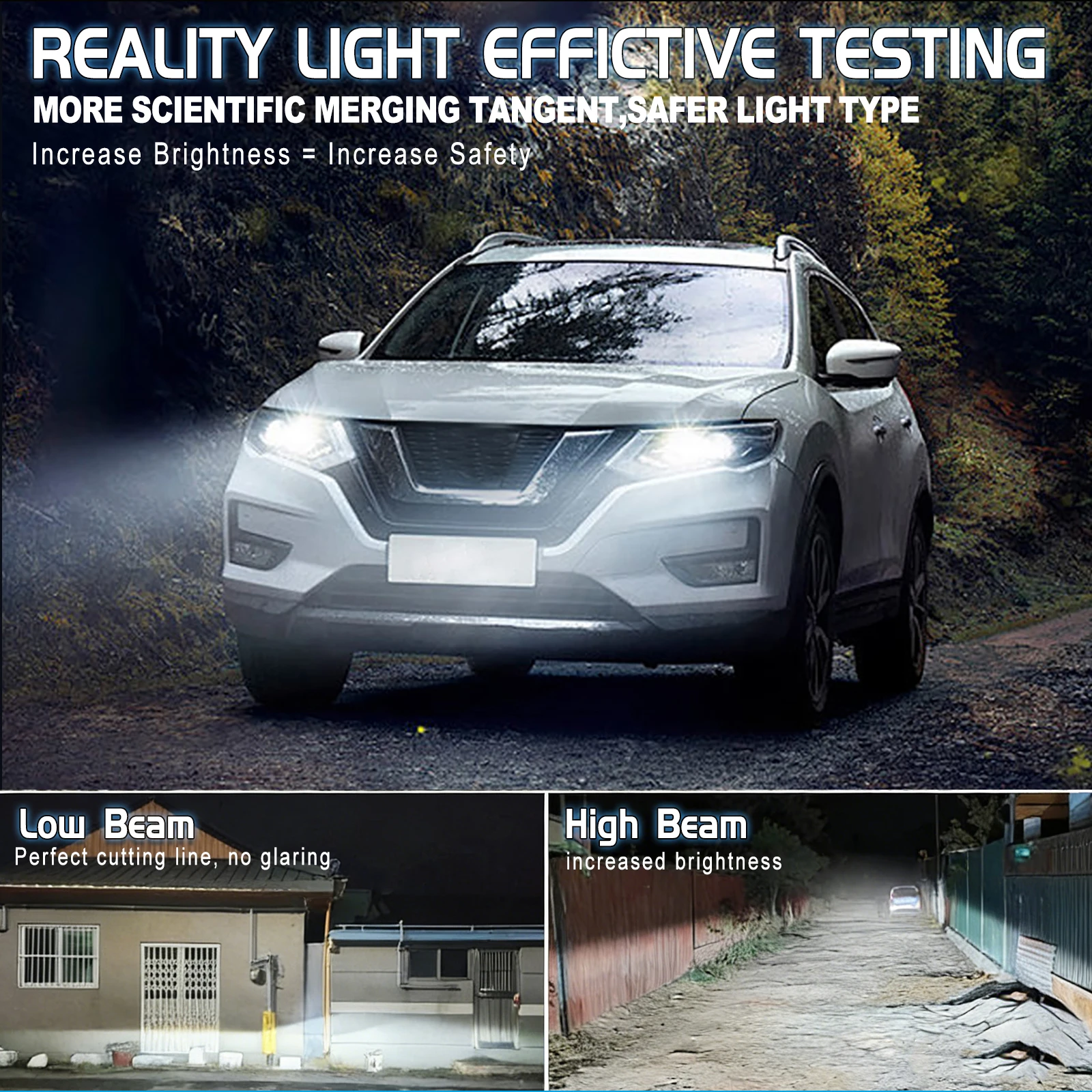 Bullvision H7 LED Canbus Headlight Super HB4 H11 H4 H1 9012 HB3 9005 9006 H8 Lights Plug-N-Play Bulbs 300W 6000K Auto Fog Lamp