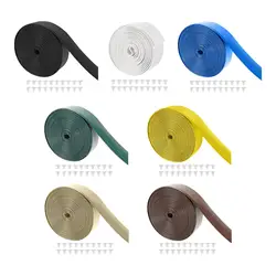 Vinyl Straps for Patio Chairs Repair Multifunctional with 20 Rivets Replacement Straps for Garden Patio Chairs Furniture Outdoor