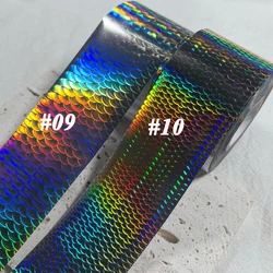 50m Fish Scale Nail Foil Laser Holographic Gradient Wave Starry Sky Paper Transfer Sticker Nail DIY Manicure Accessories