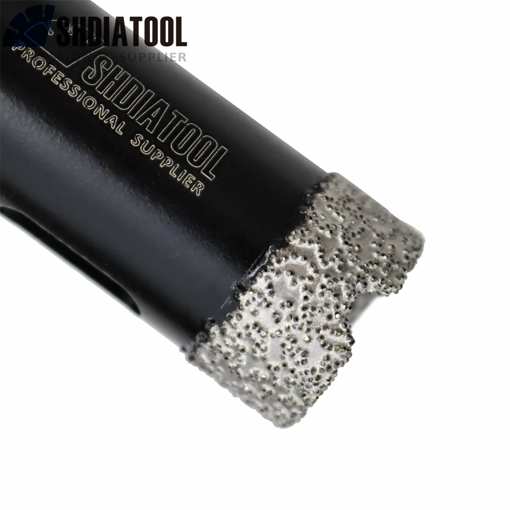 SHDIATOOL 1pc Diamond Core Drill Bits Hex Shank Dia20/25/32/35/50/55/68mm Vacuum Brazed Tile Ceramic Masonry Hole Opener